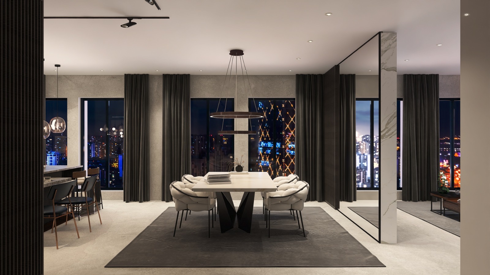 Dining Room, Evening Glow